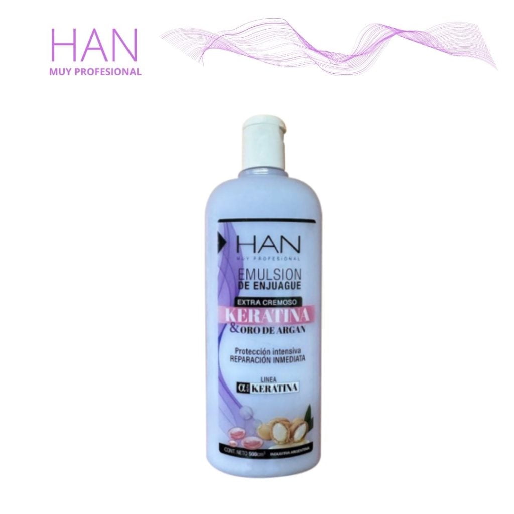 HAN COLOR Cr Enj Alfa Keratina Y Argan X 500 Cc Jempro