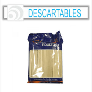 DESCARTABLE - Bajalenguas x 100