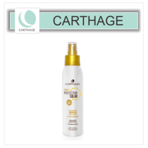 CARTHAGE - SOLARES Protector Solar Factor Alto SPF 55 Toque Seco x 100 cc