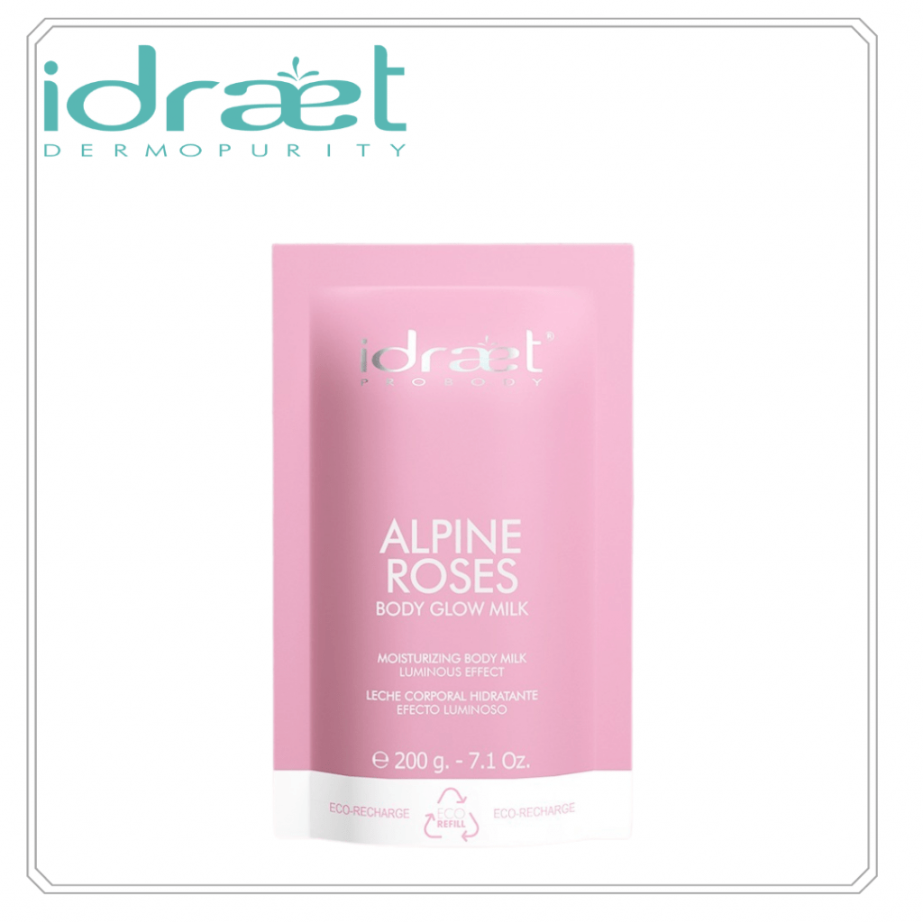 IDRAET BODY Alpine Roses Body Glow Milk Leche Corporal