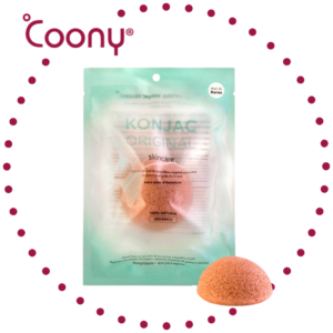 COONY - Esponja Facial con Fino Extracto de Chamomile -ROSACEA-
