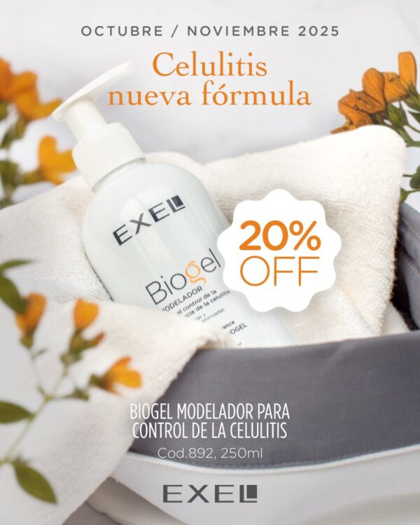 EXEL - BIOGEL MODELAD. CTROL  CELULIT - 250 G - Imagen 2