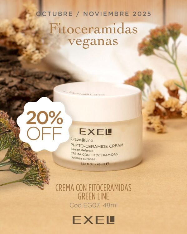 EXEL - GREEN LINE - CREMA FITOCERAMIDAS - 48g - Imagen 2