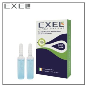 EXEL - Locion CAPILAR CON SILICONAS - 2 U
