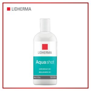 LIDHERMA - AQUA SHOT LOCIÓN MICELAR 3 EN 1 - 490 ML