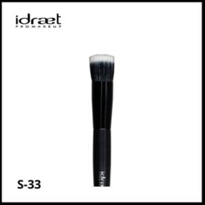 IDRAET - PMU - S33 - Flat Foundation Brush - Brocha Plana Para Base 1u