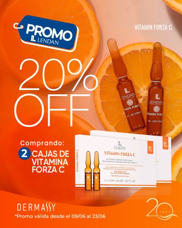Promo DERMASSY - Ampollas Lendan llevando 2 cajas 20% Off
