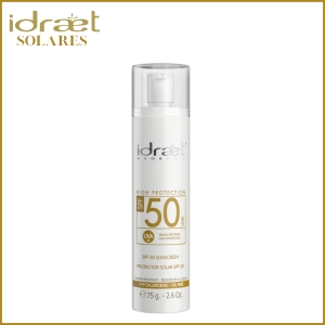 IDRAET - SOLARES - SPF 50 - Cr. Natural - (Sin Color) - Facial 100ml