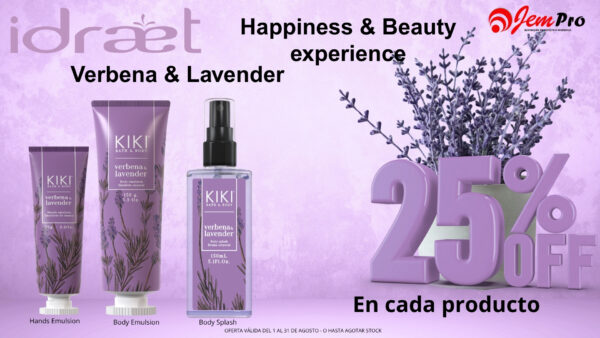 Promo IDRAET - Verbena y Lavender 25% Off