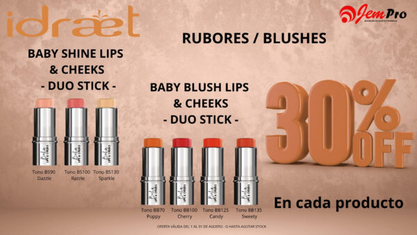 Promo IDRAET - Rubores 30% Off