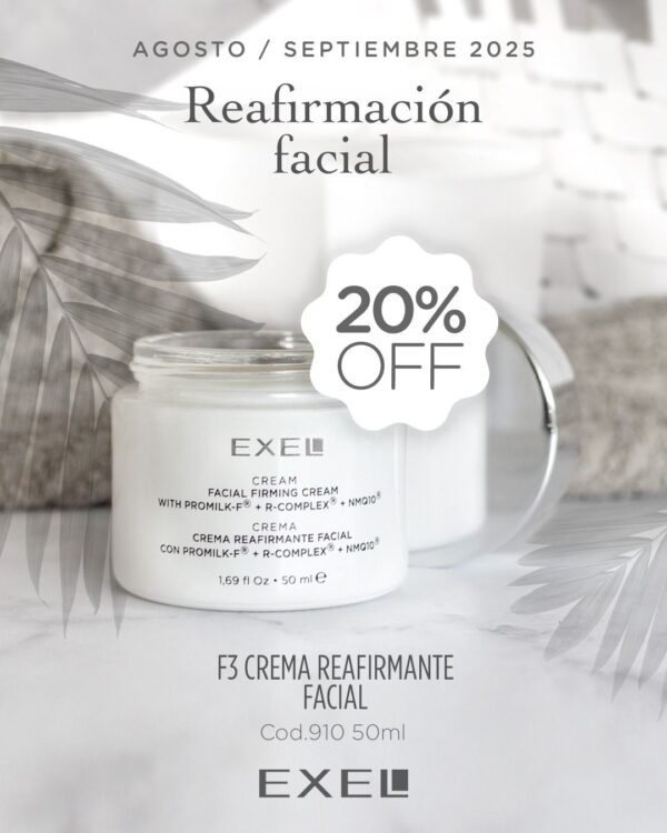 Promo EXEL - Crema Reafirmante Facial F3