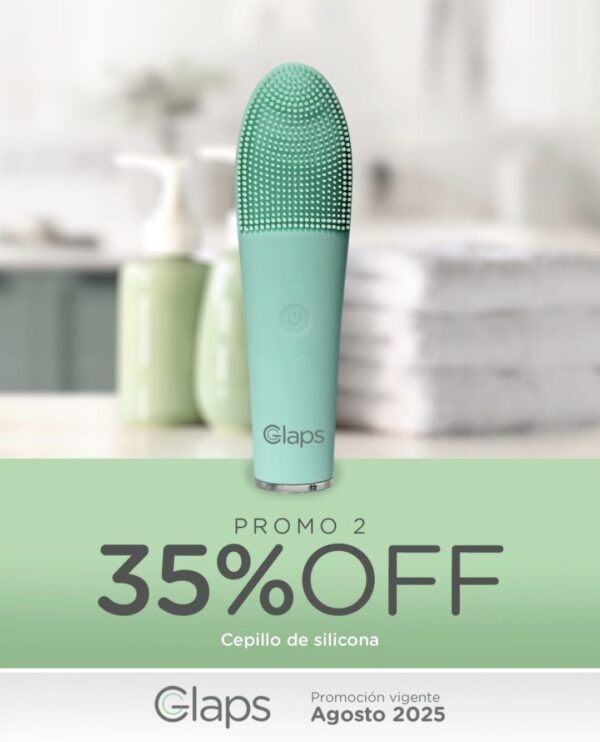 Promo GLAPS - Cepillo de Silicona 35% Off