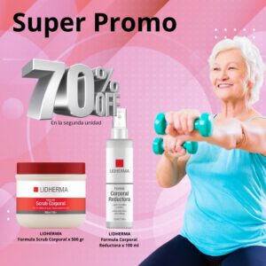 Promo Formula Scrub Corporal + Reductora al 70% Off