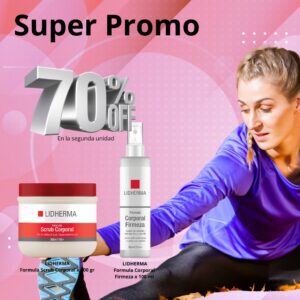 Promo Formula Scrub Corporal + Firmeza al 70% Off