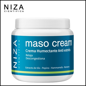 NIZA - Maso Cream  - Crema Humectante Relajante Descongestiva   x 500ml