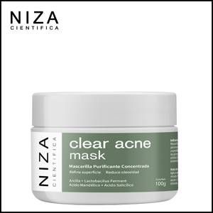 NIZA - Clear Acne Mask - Mascara Arcillosa Purificante Concentrada x 100ml