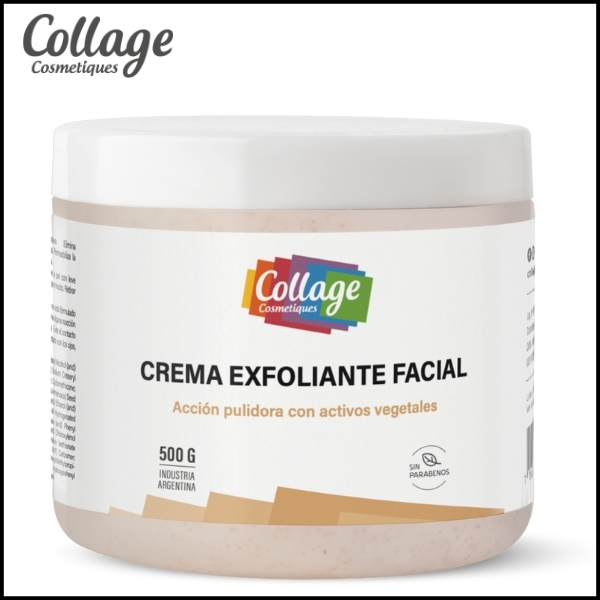 COLLAGE - Crema Exfoliante Facial Con Partículas de Carozo de Damasco x 500 ml