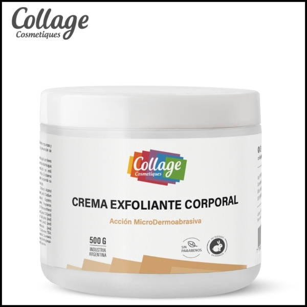 COLLAGE - Crema Exfoliante Corporal Con Partículas de Arroz x 500 ml