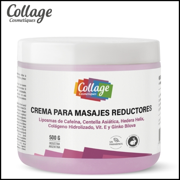 COLLAGE - Crema Para Masajes Reductores x 500 ml