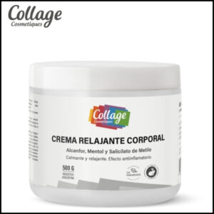 COLLAGE - Crema Relajante Corporal Con Alcanfor, Mentol y Salicilato de Metilo x 500 ml
