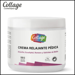 COLLAGE - Crema Relajante Pédica Con Alcanfor, Eucaliptol, Romero y Salicilato de Metilo x 500 ml