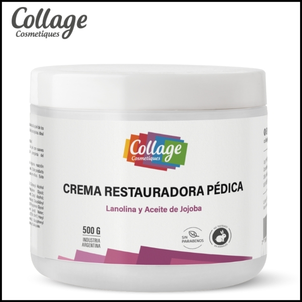 COLLAGE - Crema Restauradora Pédica Con Lanolina y Aceite de Jojoba x 500 ml