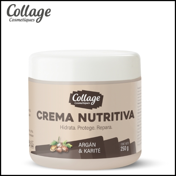 COLLAGE - Crema Nutritiva Con Argán Oil y Manteca de Karité x 250 ml