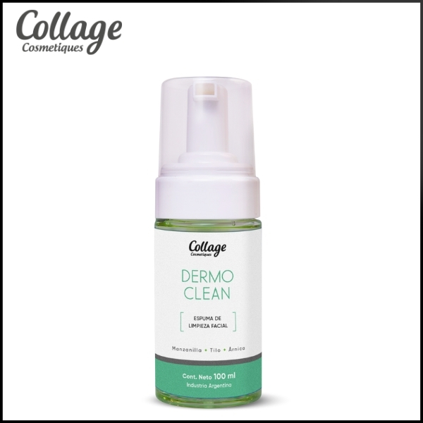 COLLAGE - Espuma de Limpieza Facial Dermo Clean Manzanilla, Tilo y Árnica x 100 ml