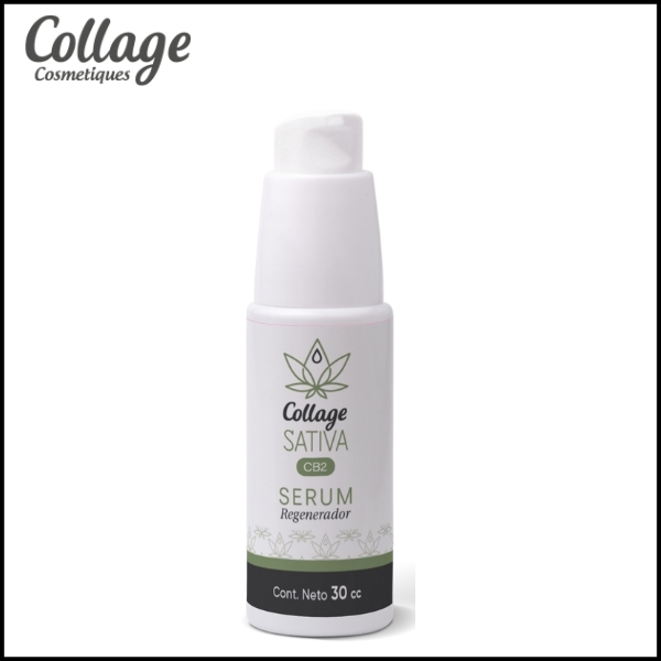 COLLAGE - Serum Regenerador Con Cb2 Activador Endocannabinoide x 30 ml