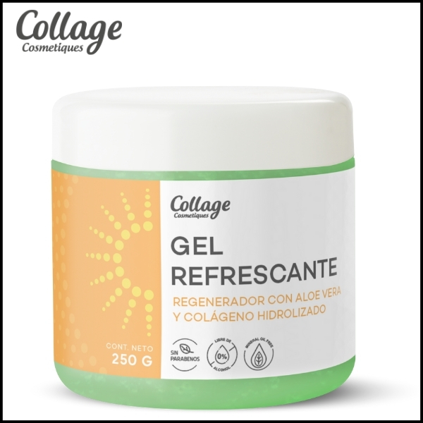 COLLAGE - Gel Refrescante Regenerador - Aloe Vera y Colágeno Hidrolizado x 250 ml