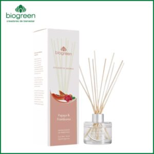 BIOGREEN - Difusor De Aroma Papaya y Frambuesa x 100 ml