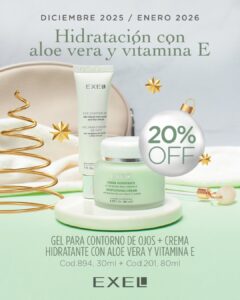 Promo EXEL - Gel Contorno de Ojos + Cr. Hidratante con Aloe Vera (894 + 201)