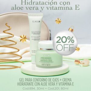 Promo EXEL - Gel Contorno de Ojos + Cr. Hidratante con Aloe Vera (894 + 201)