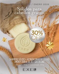Promo EXEL - 30% Off Sólidos Sh y Enjuague Grasos