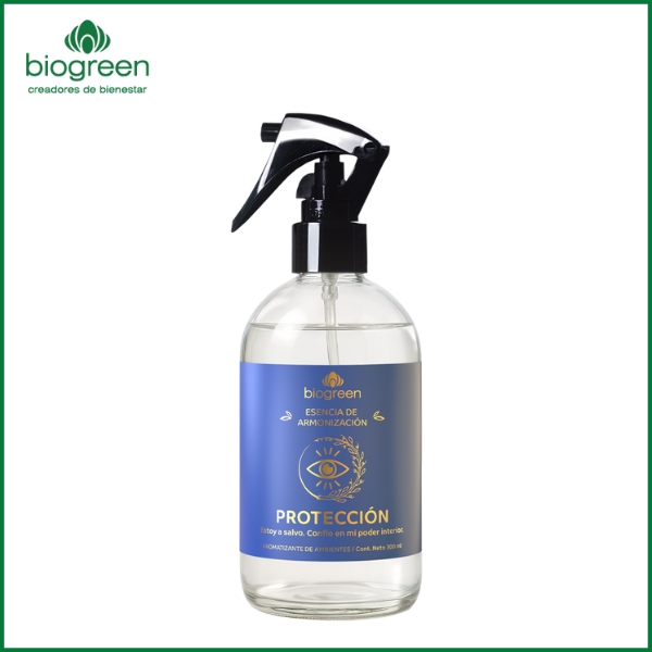 BIOGREEN - Aromatizante de Ambientes Esencia de Armonizacion Protección 300ml