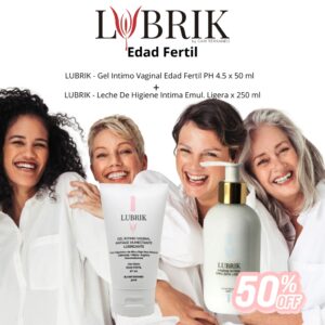 Promo LUBRIK - Gel Edad Fertil + Leche de Higiene Intima 50% Off