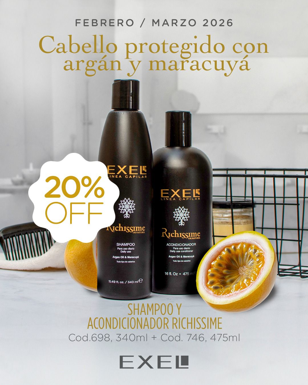 Promo EXEL - Richissime Shampoo + Acondicionador