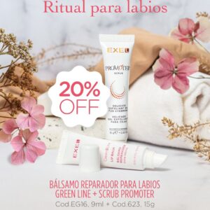 Promo EXEL - Ritual para Labios, Balsamo Reparador + Scrub Promoter