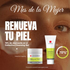 DUO Lidherma - Cellactive Longevity + Cleansing Gel 70% Off