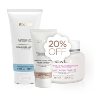 Promo EXEL - Limpieza Emulsion + Pulidora + Complejo Rejuvenecedor 20% Off