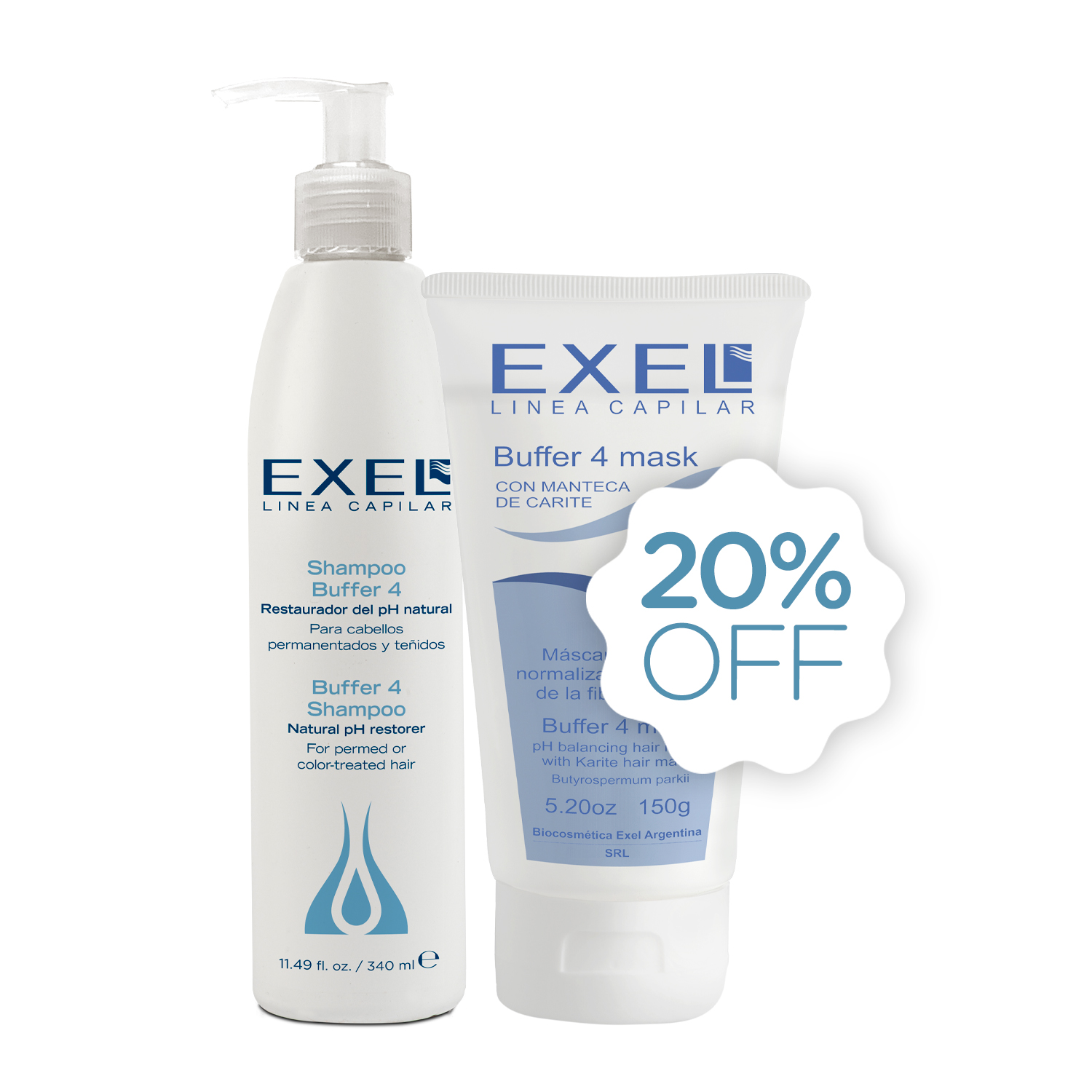 Promo EXEL - Buffer 4 Shampoo + Mascara 20% Off
