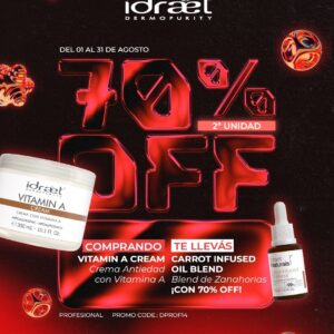 Idraet - Kit Vitamin A Cream , obtené 70% OFF en Carrot Infused Oil Blend.