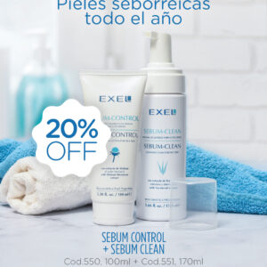 Combo Exel - Sebum Clean + Sebum Control 20% Off