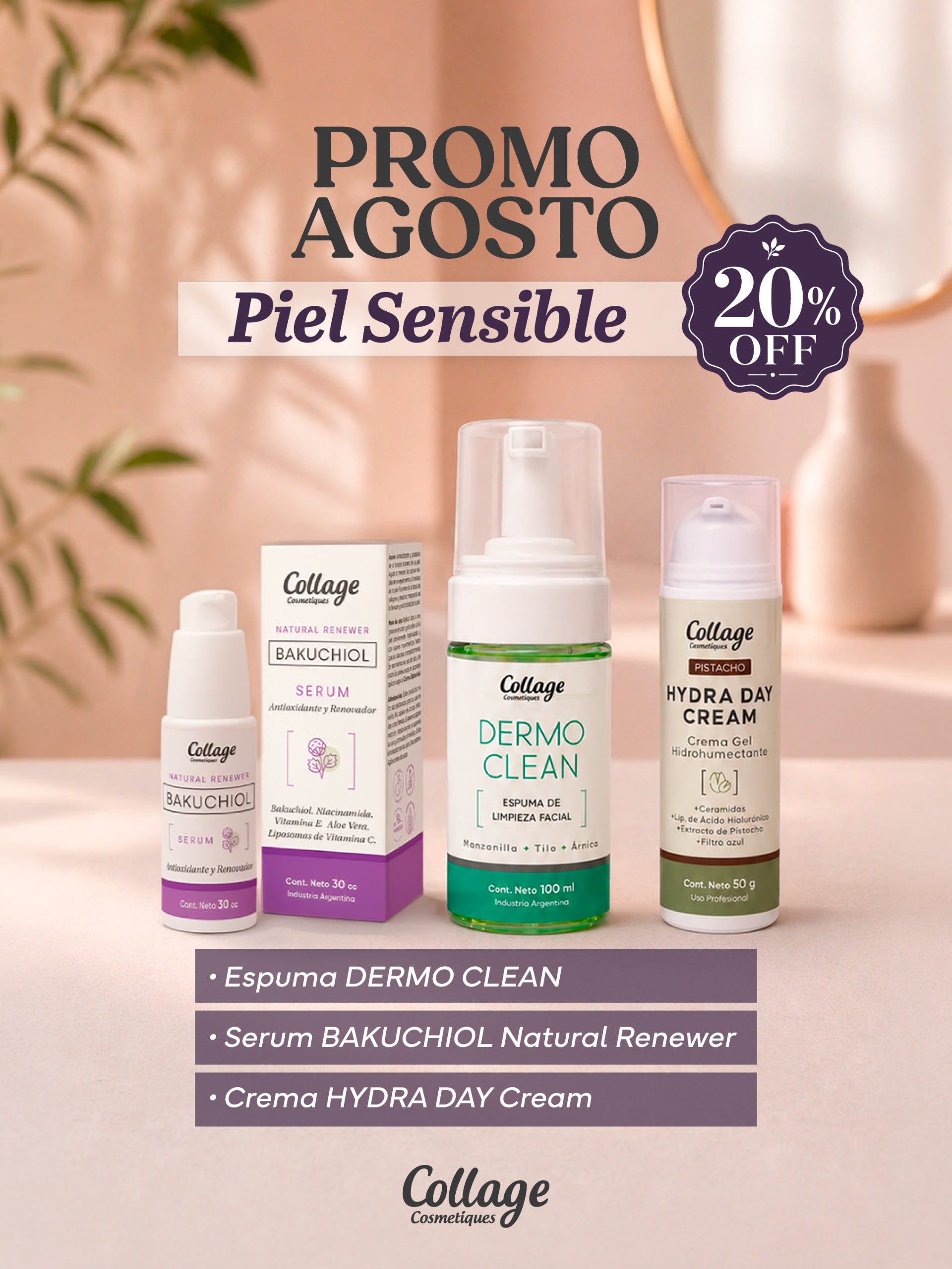 Combo Collage - Piel Sensible 20% Off