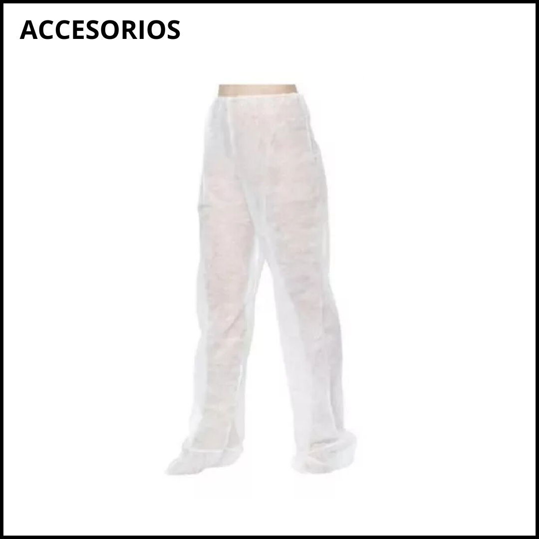DESCARTABLE - Pantalon C/Patas Descartable - 3u .