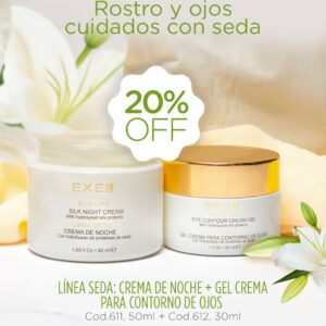 EXEL - Rostro y Ojos Cuidados con Seda 20% Off