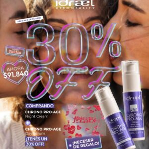 IDRAET - Chronos Pro Age Nigth Cream + Chronos Pro Age Day Serum con un 30% Off
