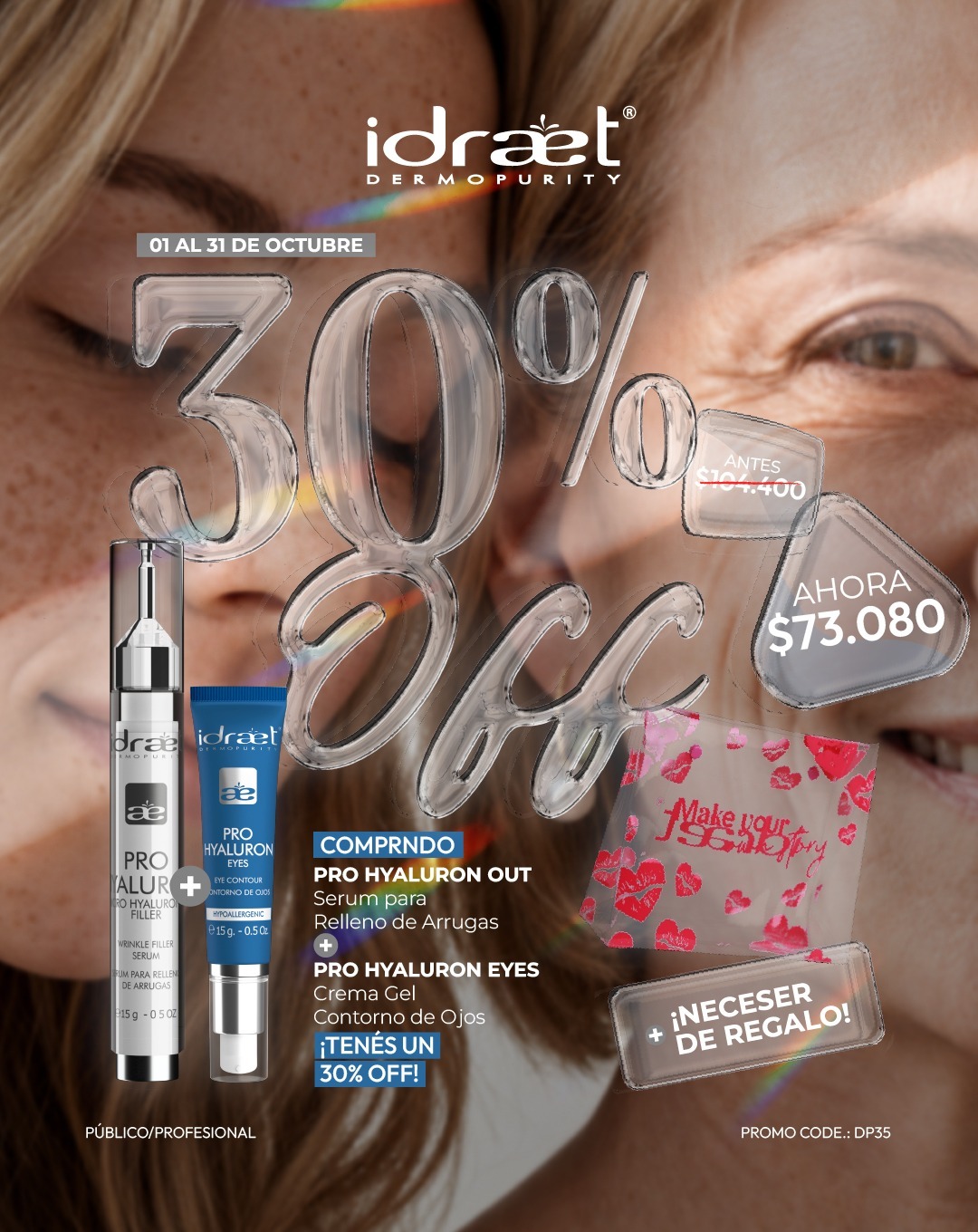 IDRAET - Pro Hyaluron Out + Pro Hyaluron Eye con un 30% Off